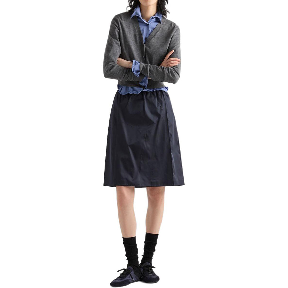 PRADA Casual Short Skirts Women's Blue