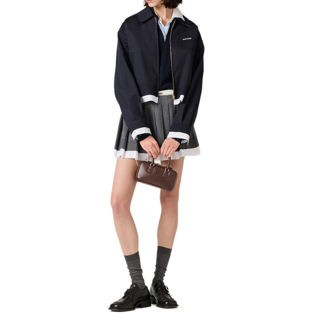 MIU MIU Zip Up Shirt Jacket