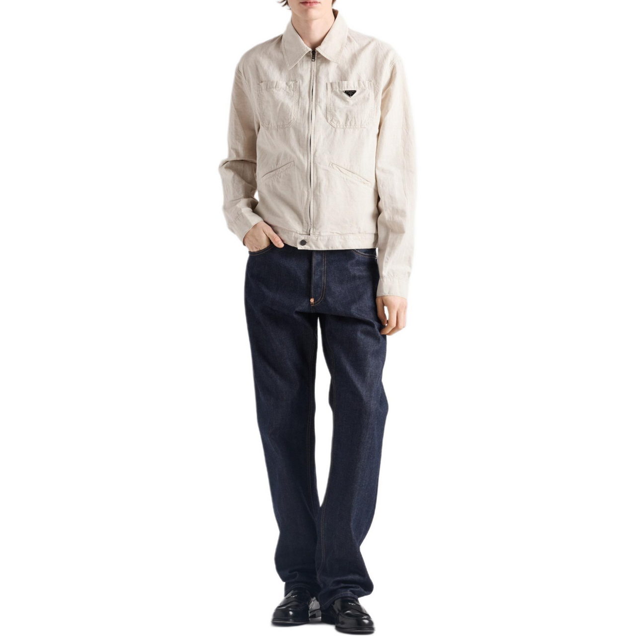 PRADA Jackets & Coats Men's Beige