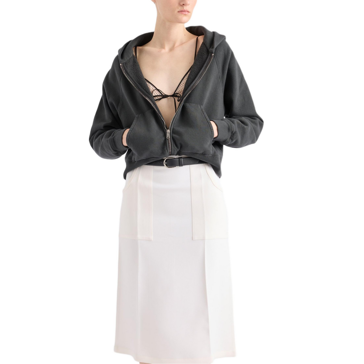 PRADA Jackets & Coats Women's Asphalt Gray