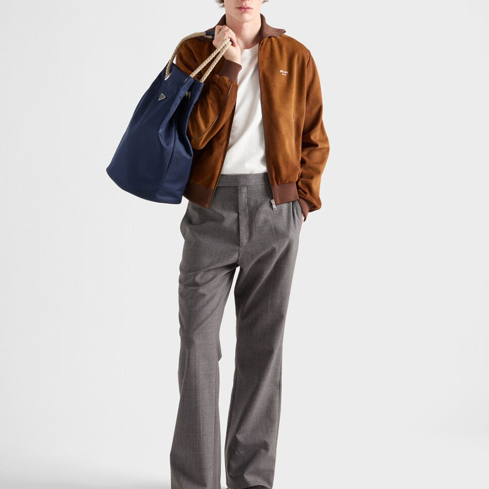 PRADA Jackets & Coats Men's Cognac
