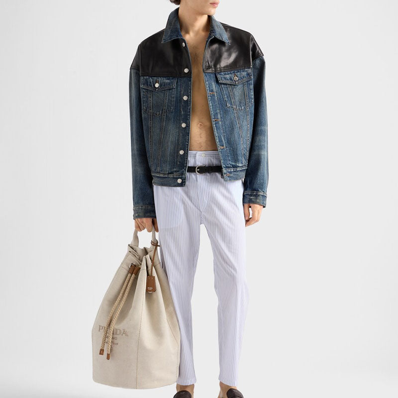 PRADA Casual Pants Men's Light Blue