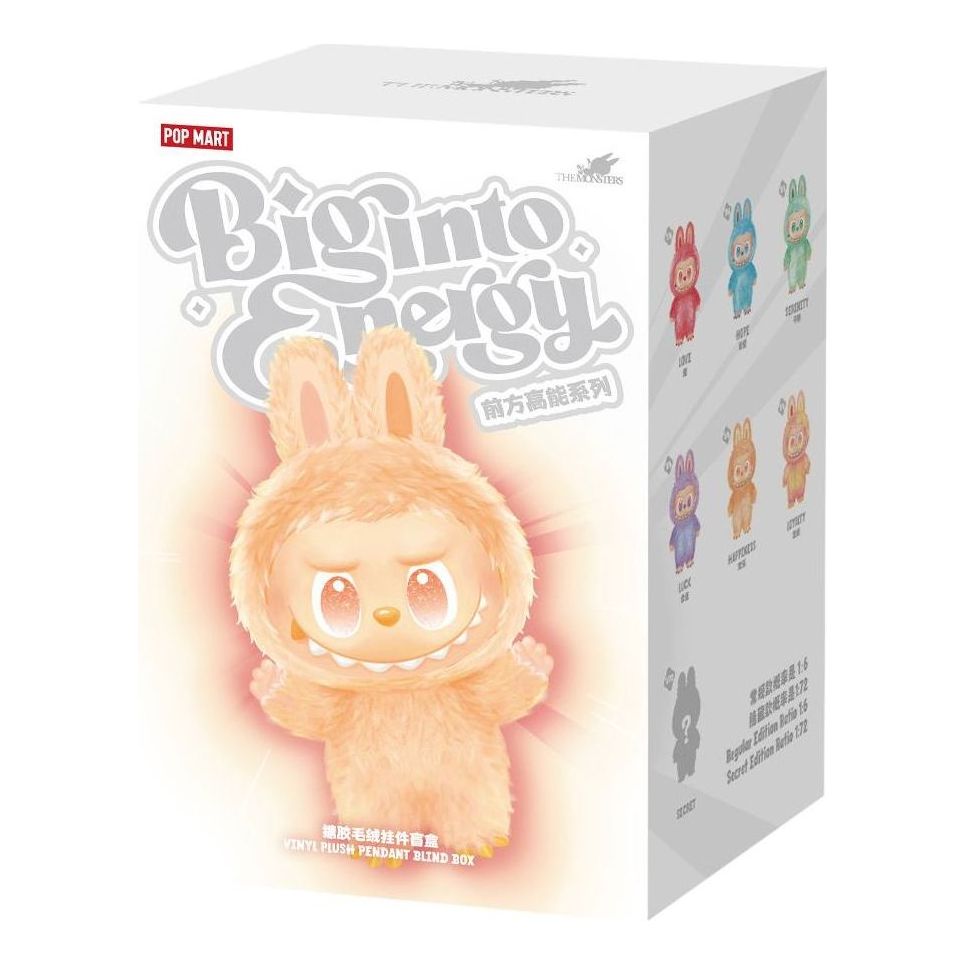 Pop Mart The Monsters Labubu Big into Energy Pendant Sealed Case (1 Blind Box) PPMT-2504-0039-1B