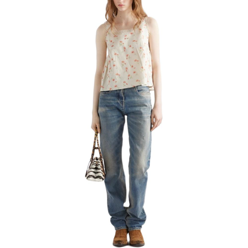 PRADA Floral embroidered Top