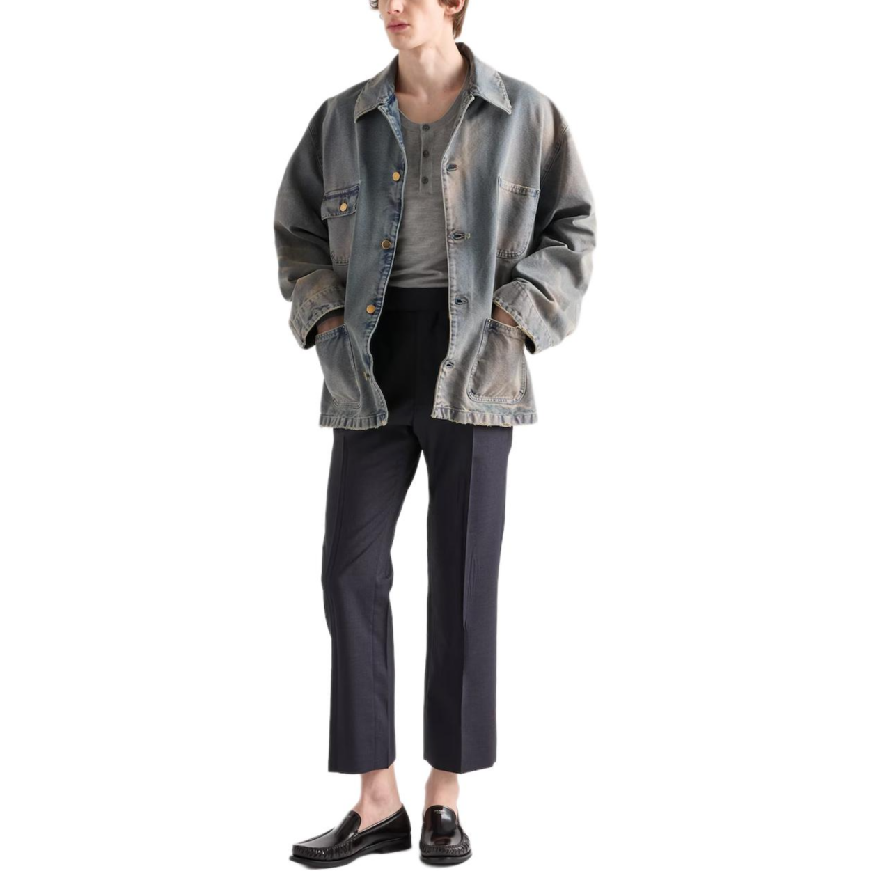 PRADA Jackets & Coats Men's Blue