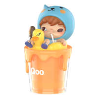 Pop Mart Hirono x Qoo Drink Finish Makes Your Face Pink Figure PPMT-2509-0035-960108073