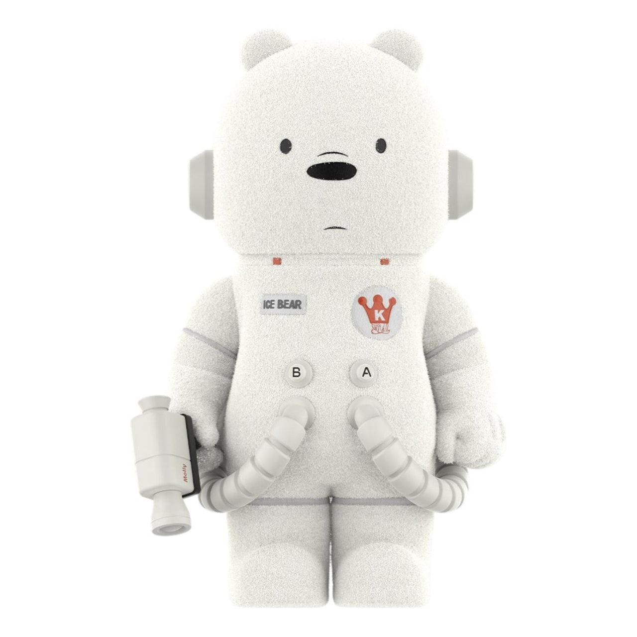 Pop Mart Mega Space Molly 400% We Bare Bears 'Ice Bear' PPMT-2509-0092-972268398
