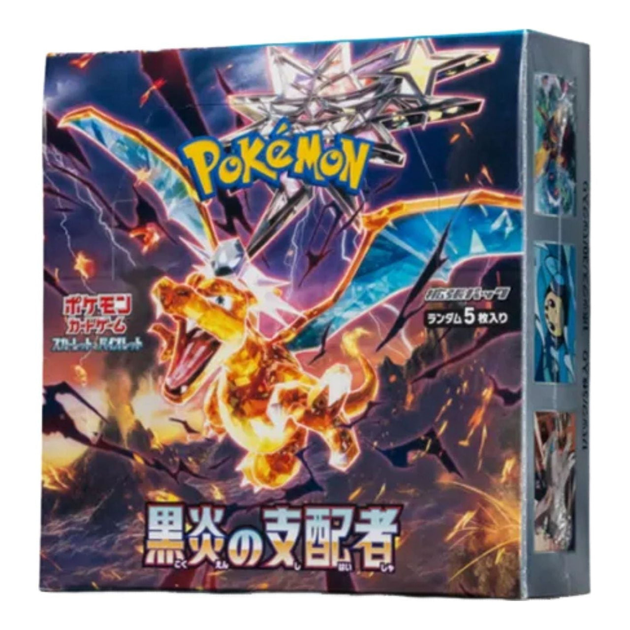 Pokemon Card Scarlet & Violet Expansion Pack Box Ruler of the Black Flame' PKMN-TCG-SV3-127743
