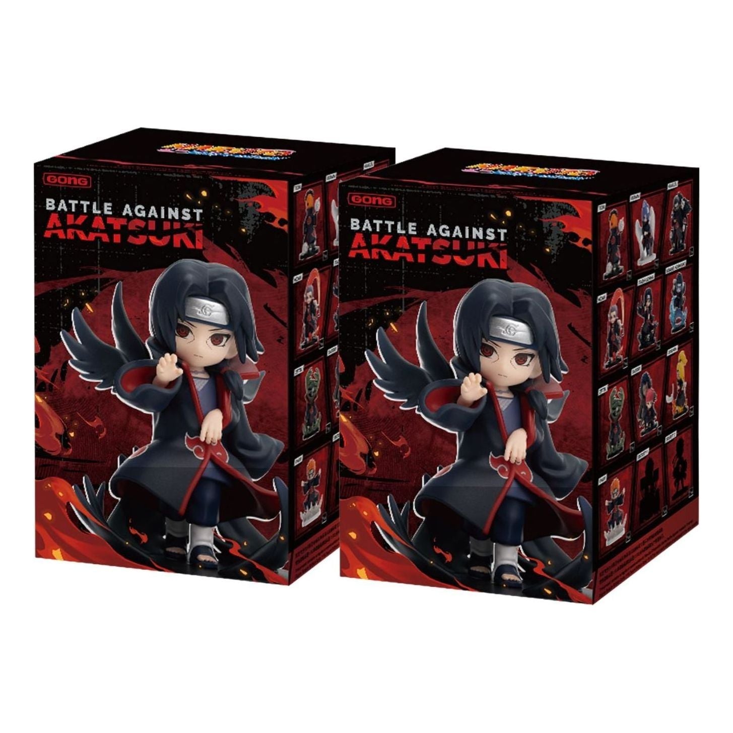 Pop Mart Naruto Shippuden Series Battle Against Akatsuki Themed Figure Sealed Cases (2 Bind Boxes) PPMT-2510-0074-996160653