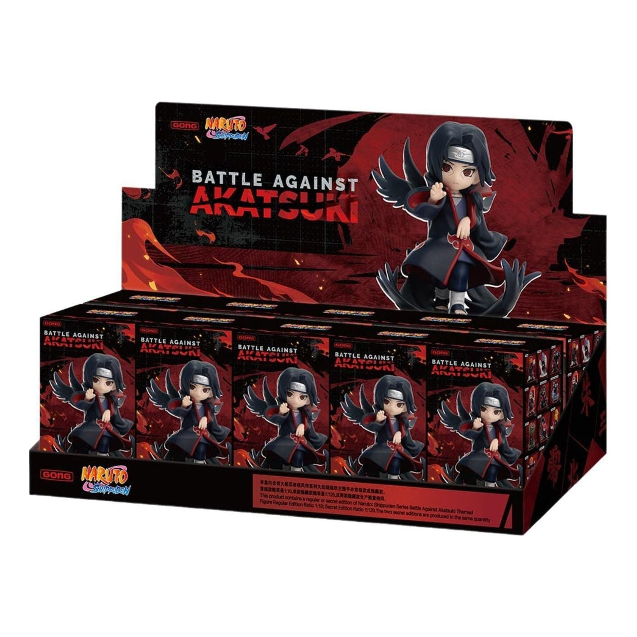 Pop Mart Naruto Shippuden Series Battle Against Akatsuki Themed Figure Sealed Cases (10 Bind Boxes) PPMT-2510-0074-996160654