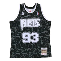 A Bathing Ape Mitchell & Ness Nets Jersey 'Black' 1I23-108-904-BLK