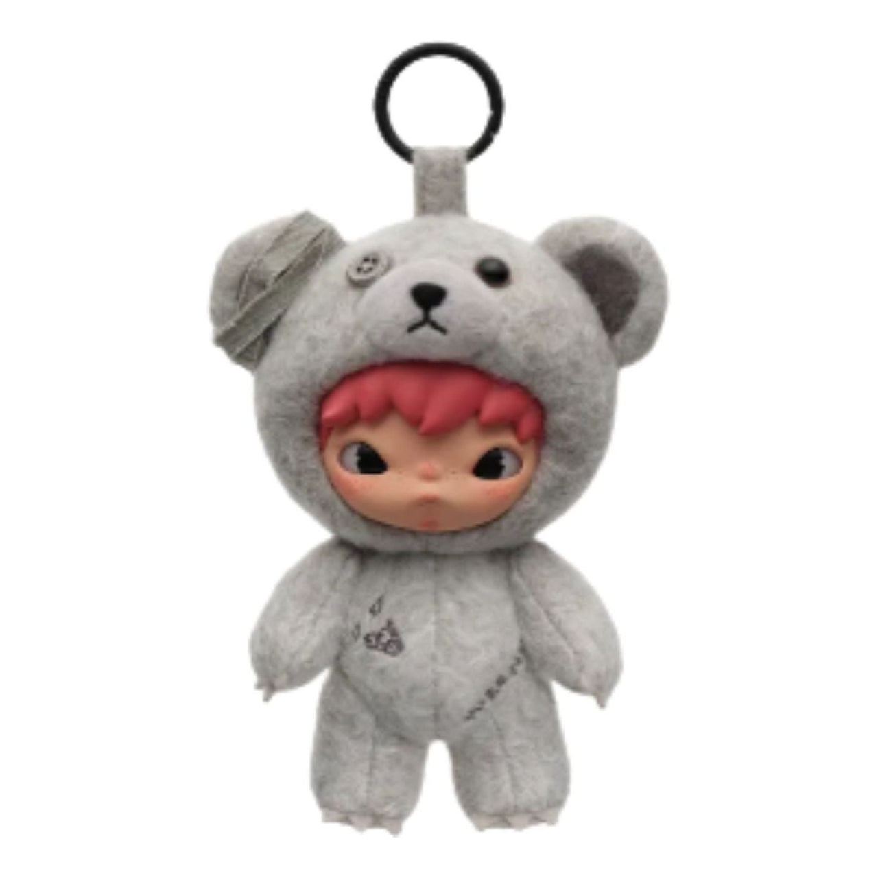 Pop Mart Hirono Road Journal Plush Pendant 'Grey Gravel' PPMT-2512-0027-1026677857
