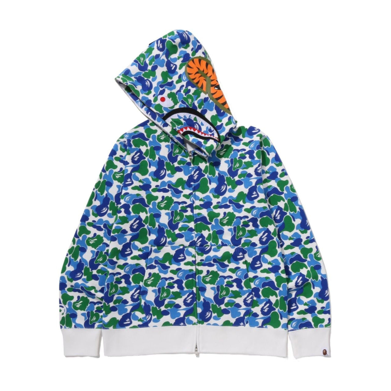 A Bathing Ape Bape Store SEIBU IKEBUKURO Shark Full Zip Hoodie 'Multicolor' 1L72-115-018