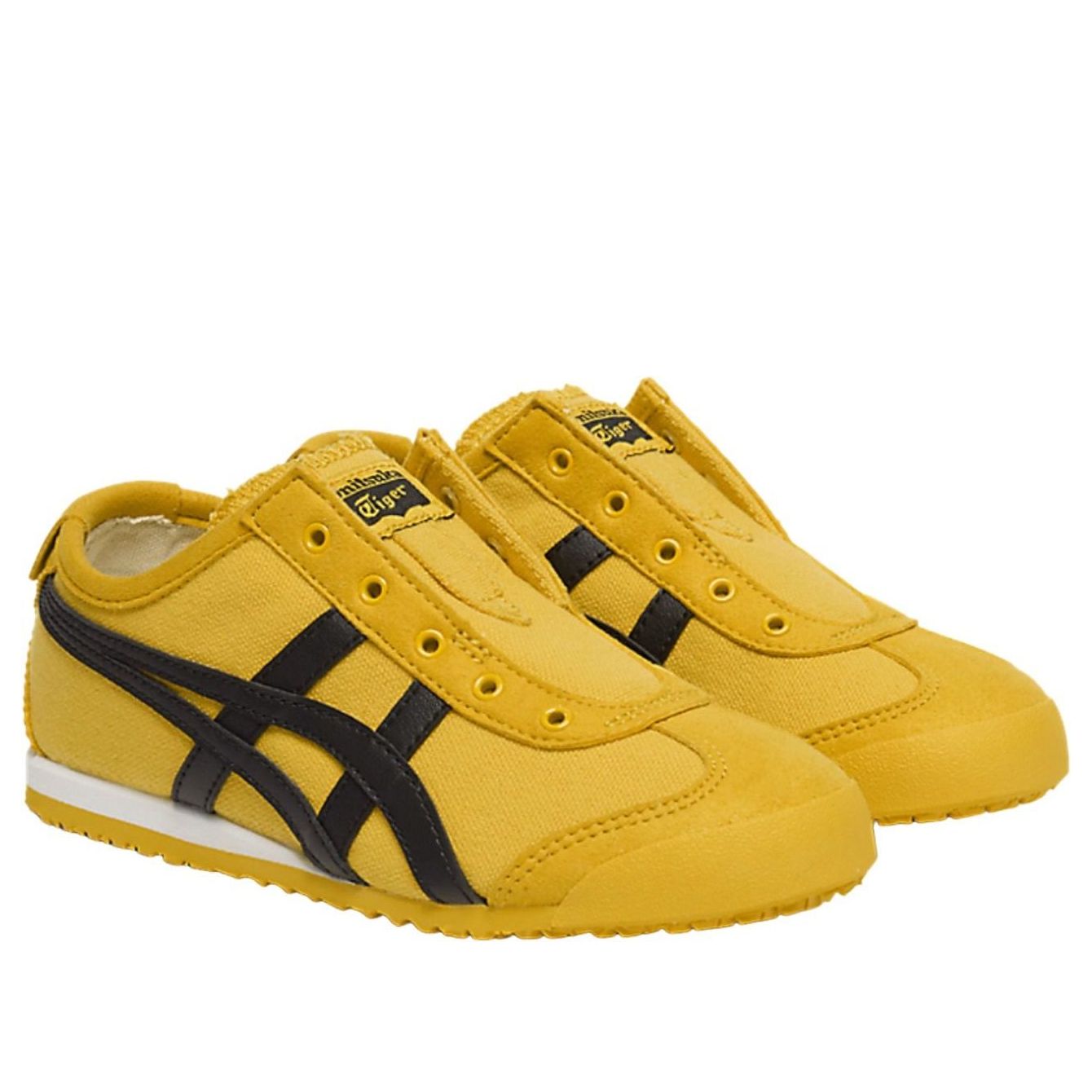 (GS) Onitsuka Tiger Mexico 66 Slip-On 'Yellow Black' 1184A085-751