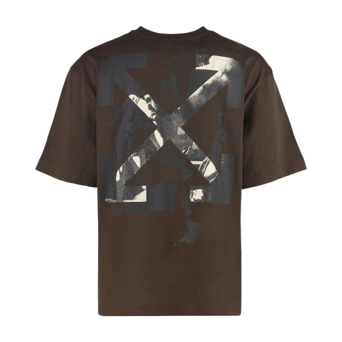 Off-White Martyrdom Arrow Skate Short Sleeve T-Shirt 'Brown' 44MAA120G5J00I-6E61