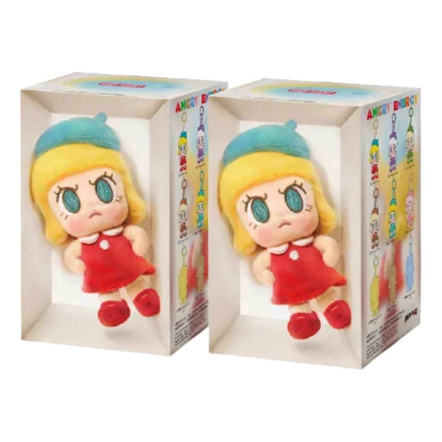 Pop Mart Angry Molly Angry Energy Series Plush Pedant Seal Case (2 Blind Boxes) PPMT-2602-0037-1070103032