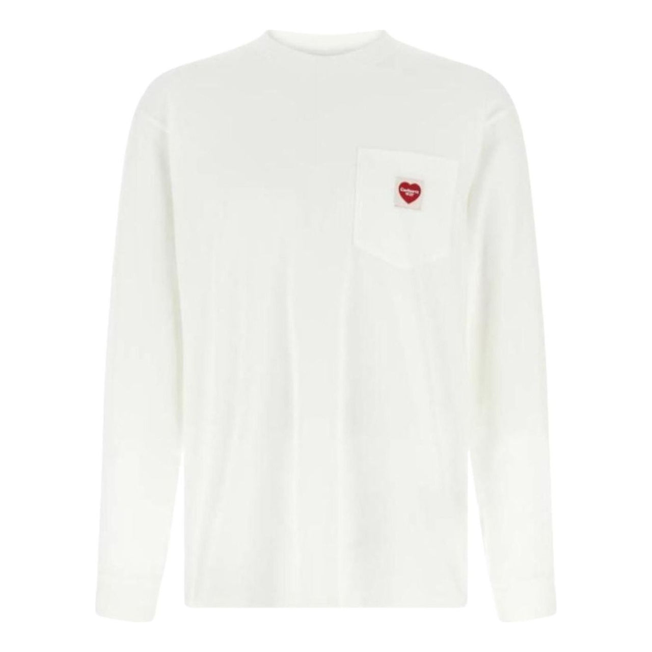 Carhartt WIP Pocket Heart Long Sleeve T-Shirt 'White' I035300-1WZ-XX