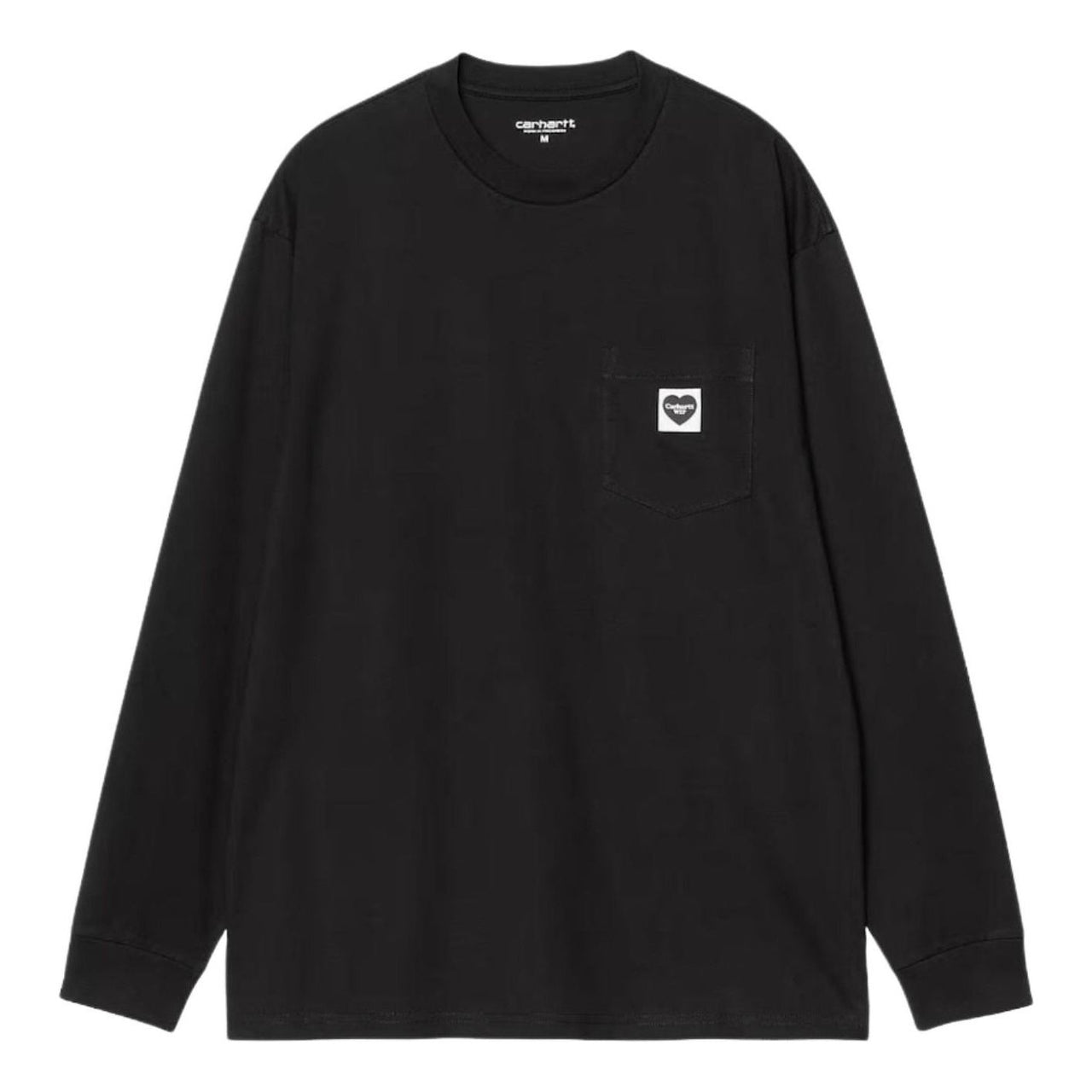 Carhartt WIP Pocket Heart Long Sleeve T-Shirt 'Black' I035300-00E-XX