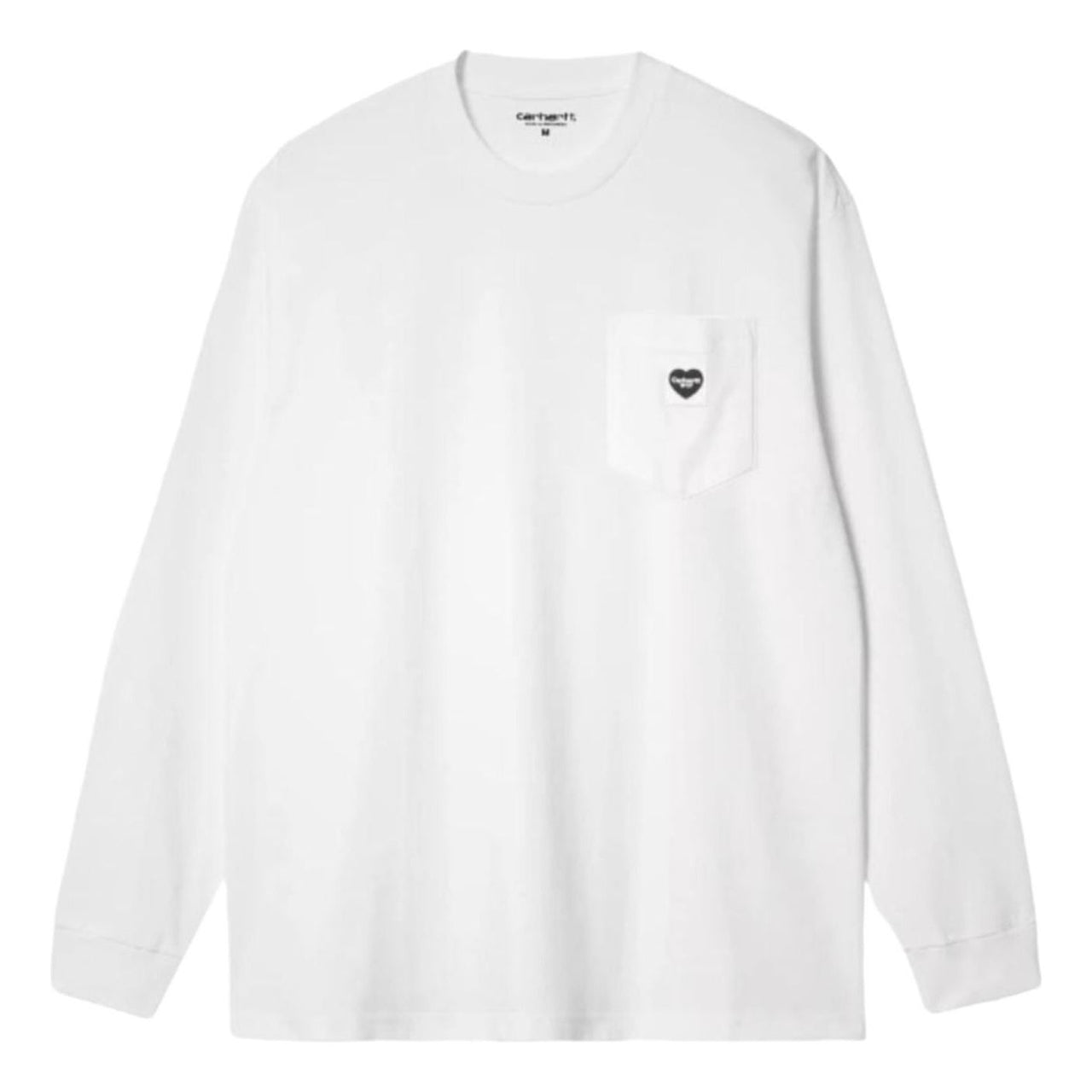 Carhartt WIP Pocket Heart Long Sleeve T-Shirt 'White' I035300-00A-XX