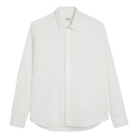 AMI Small Heart Logo Tonal Classic Shirt 'White Blanc' USH150-CO0063-100