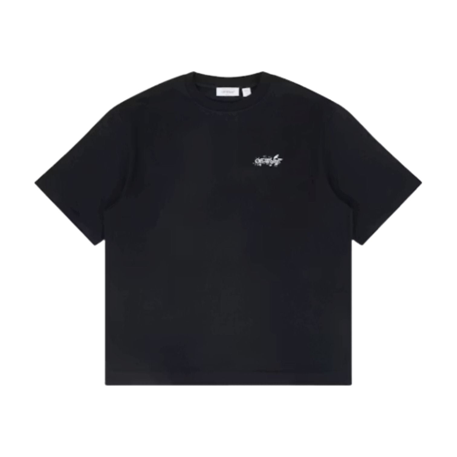 Off-White Paint Splatter Arrow Diag Fit T-Shirt 'Black' 44OWOS26T064001