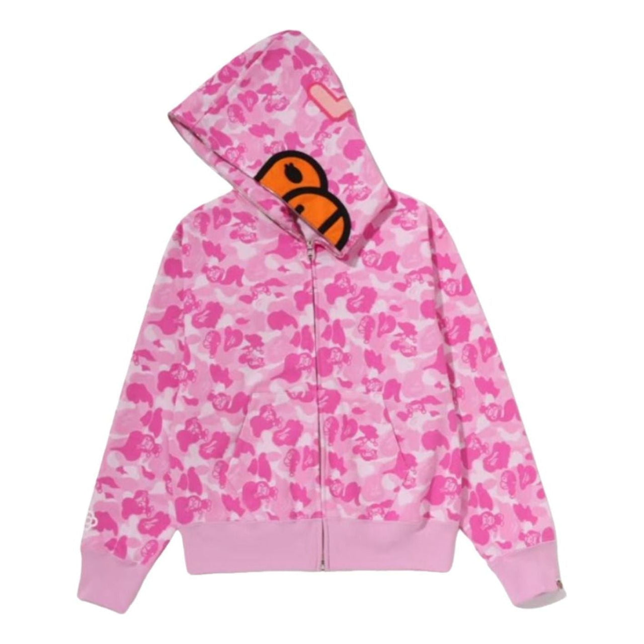 (WMNS) A Bathing Ape Baby Lisa Abc Camo Full Zip Hoodie 'Pink' 2M20-215-301-PNK