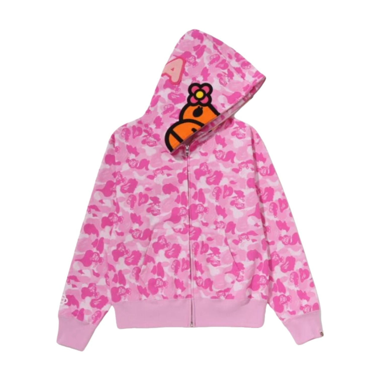 (WMNS) A Bathing Ape Baby Lisa Abc Camo Full Zip Hoodie 'Pink' 2M20-215-301-PNK