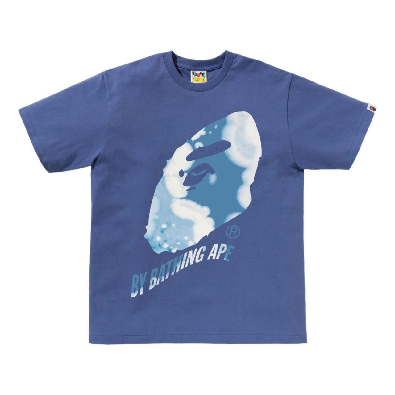 A Bathing Ape Tie Dye Twist By Bathing Ape T-Shirt 'Navy' 1L30-110-043-NAV