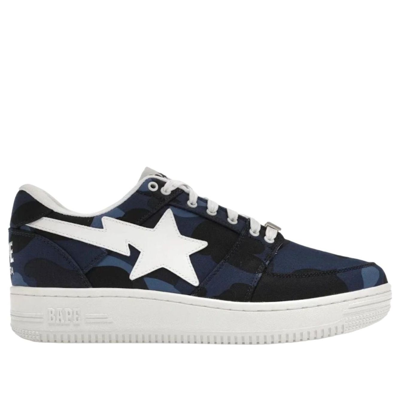 A Bathing Ape Bape Sta Low Color Camo 'Navy' 1I70-191-024-NVY