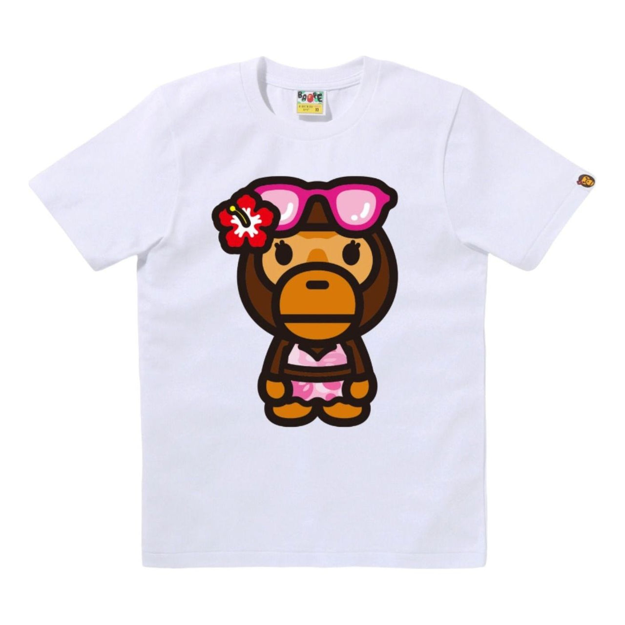 A Bathing Ape Big Baby Lisa Summer T-Shirt 'White' 2M20-210-302-WHT