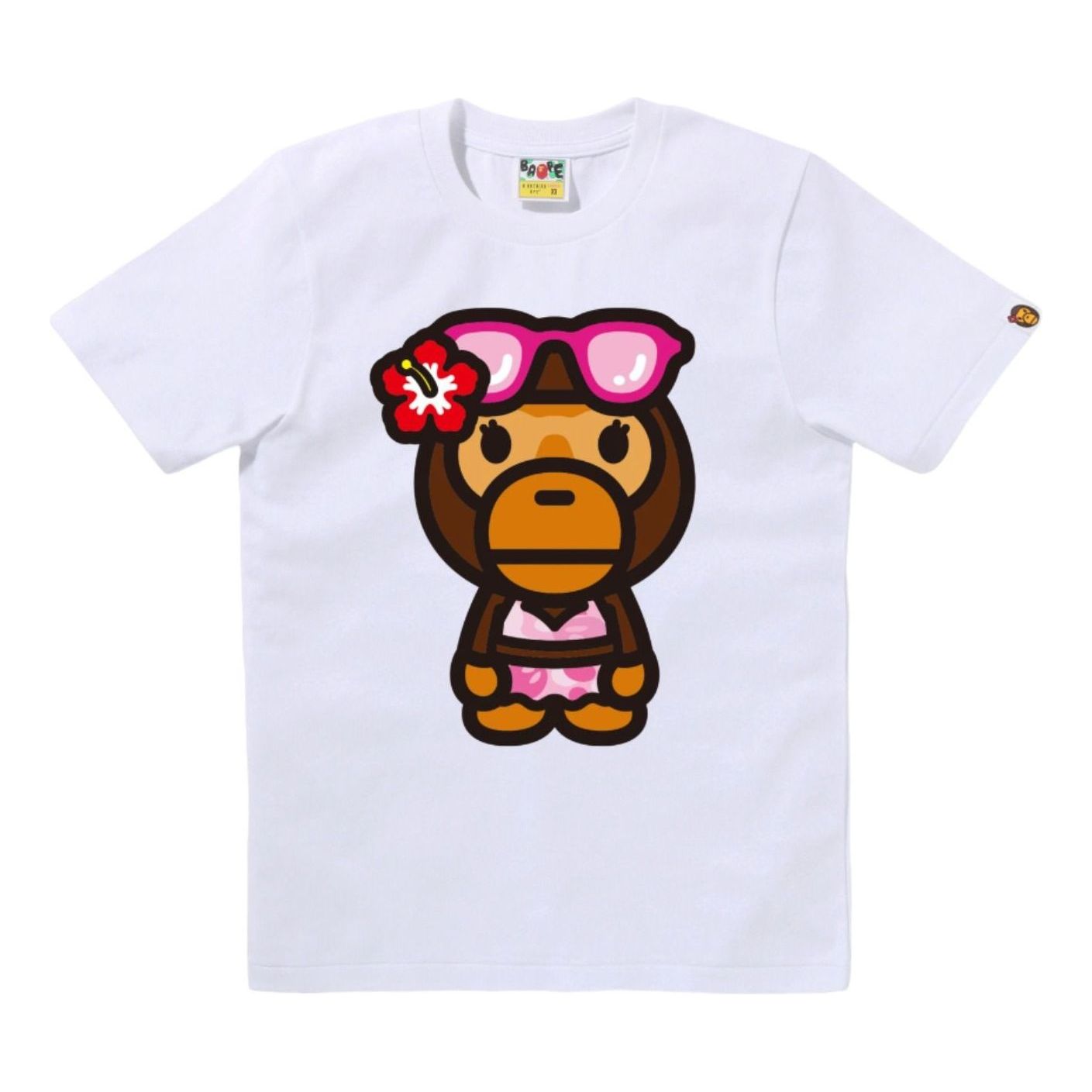 A Bathing Ape Big Baby Lisa Summer T-Shirt 'White' 2M20-210-302-WHT