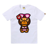A Bathing Ape Big Baby Lisa Summer T-Shirt 'White' 2M20-210-302-WHT