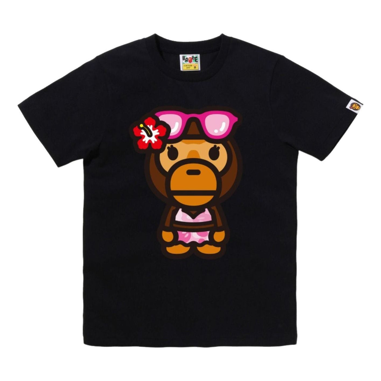 A Bathing Ape Big Baby Lisa Summer T-Shirt 'Black' 2M20-210-302-BLK