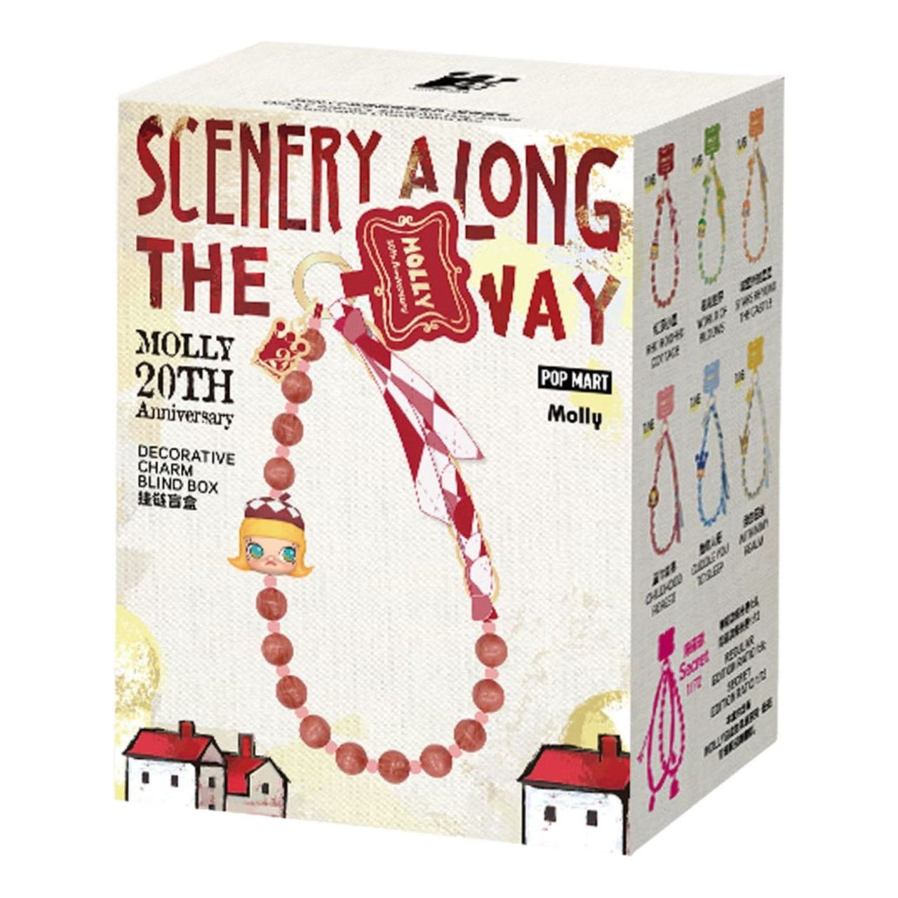 Pop Mart MOLLY Scenery Along the Way Series Decorative Charm Sealed Case (1 Blind Box) PPMT-2603-0054-1090790719