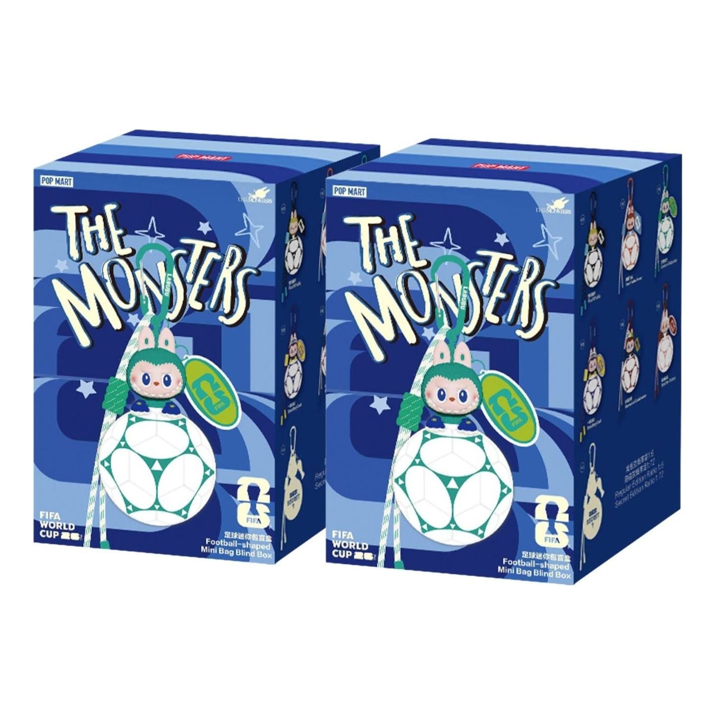 Pop Mart THE MONSTERS × FIFA Series Football shaped Mini Bag Blind Case (2 Blind Boxes) PPMT-2603-0067-1097593432