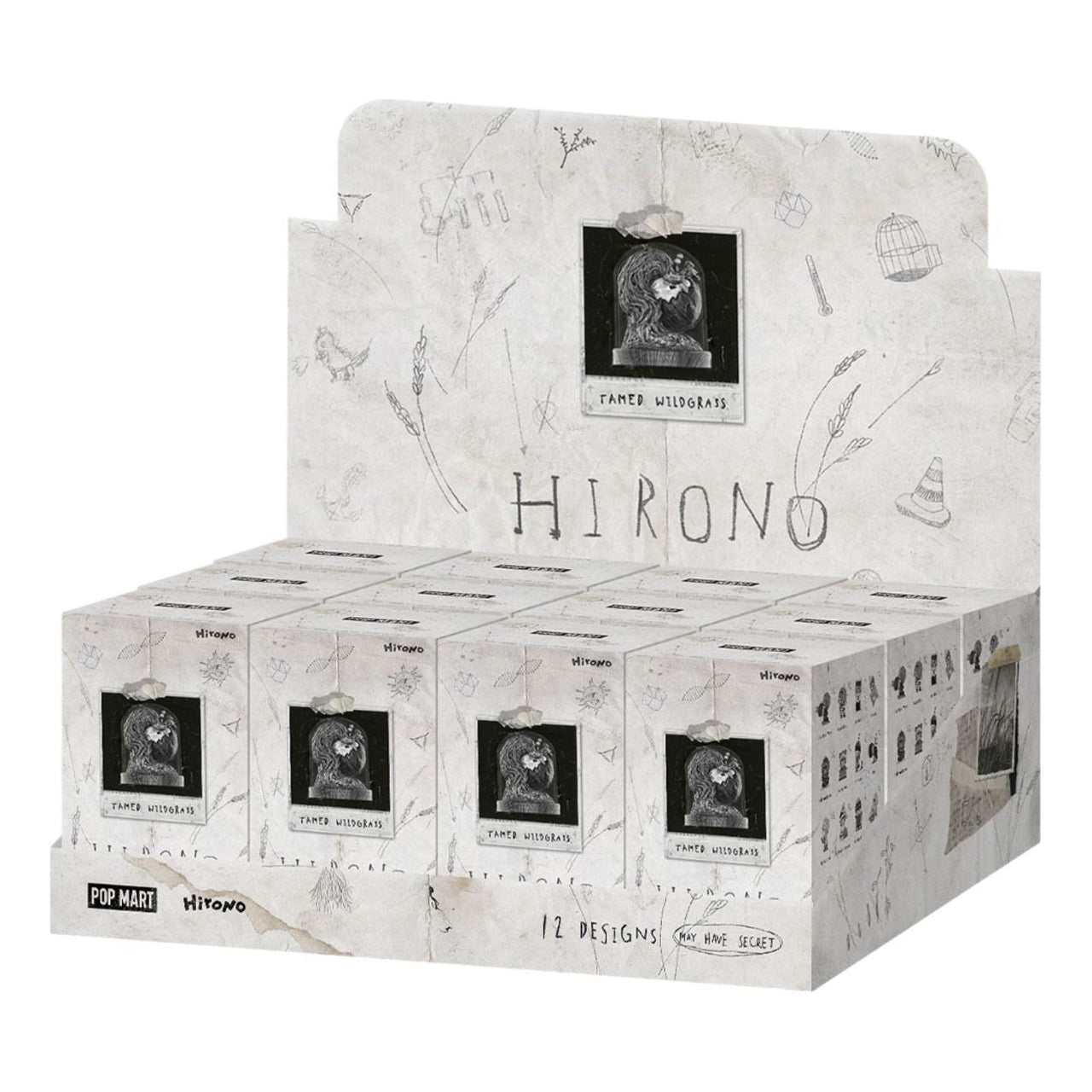 Pop Mart Hirono Tamed Wildgrass Series Figures Sealed Case (12 Blind Boxes) PPMT-2603-0069-1097592440