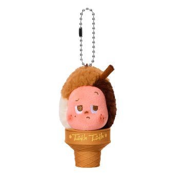 Pop Mart Moon Gelato Series Ice Cream Plush Pendant 'Cinnamon Whisky Gelato' PPMT-2604-0037-1112352499