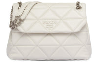 PRADA Spectrum Nappa Leather Crossbody Bag Shoulder Bag Women's White