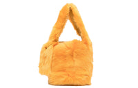 MIU MIU Sheepskin Bucket Bags Handbags Women's Yellow