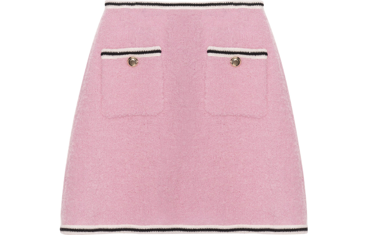 MIU MIU SS22 Casual Short Skirts Women's Pink