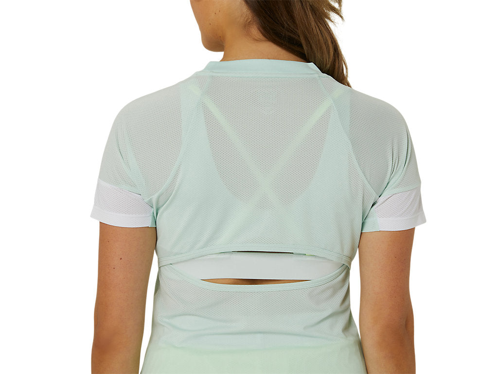(WMNS) ASICS Game T-shirt 'Pale Blue' 2042A301-409