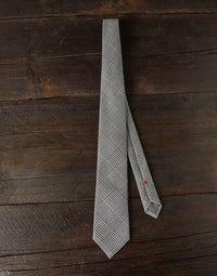 Brunello Cucinelli Houndstooth-Pattern Print Tie