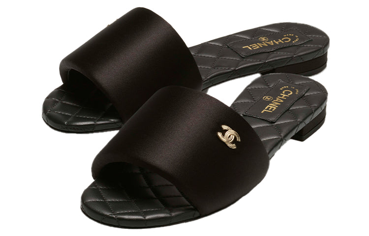 CHANEL Stylish Sandal Women's Black