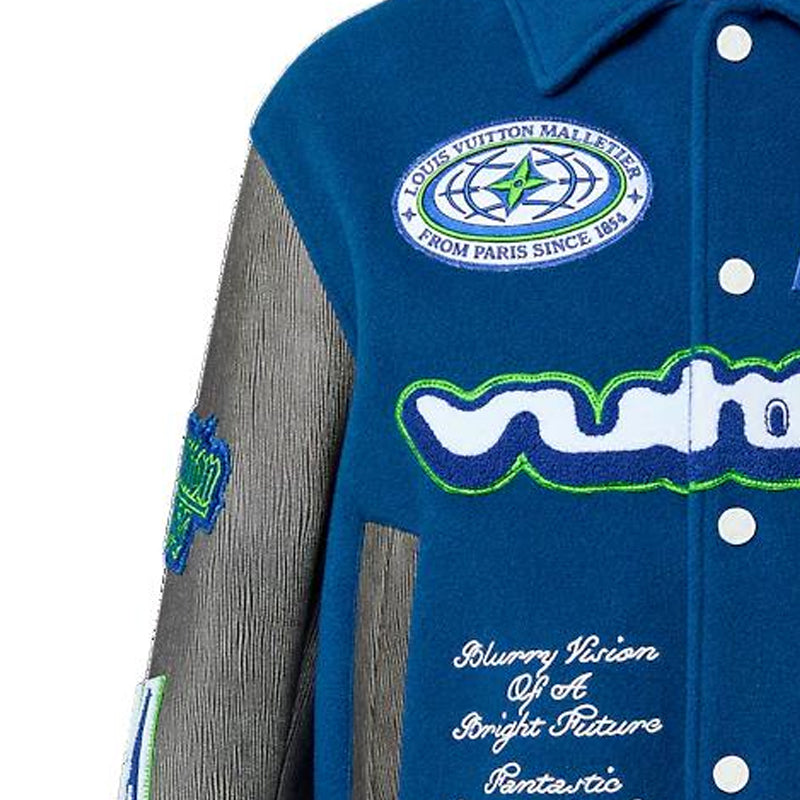 LOUIS VUITTON Embroidered Varsity Blouson