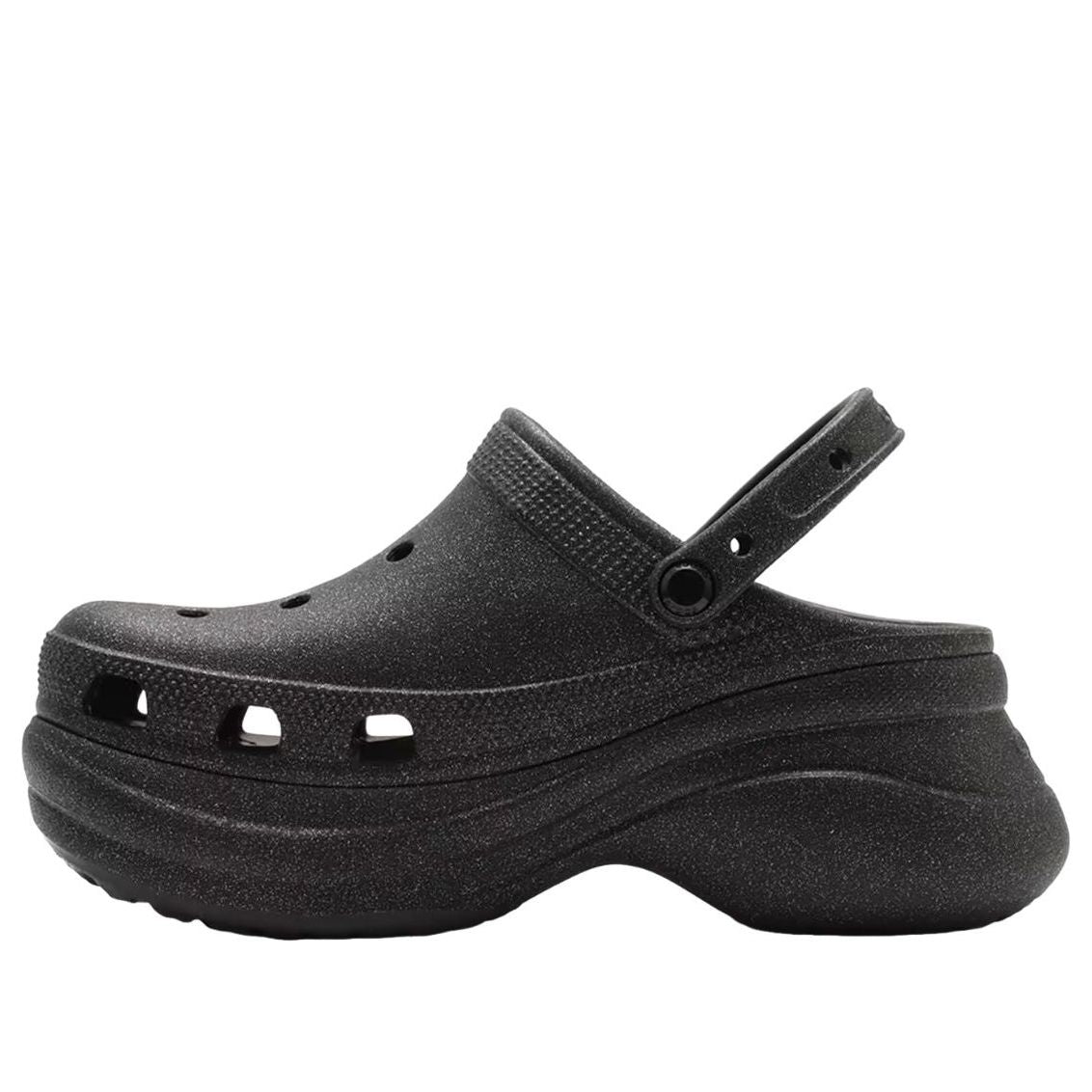 (WMNS) Crocs Bae Glitter Clog 'Black' 207261-001