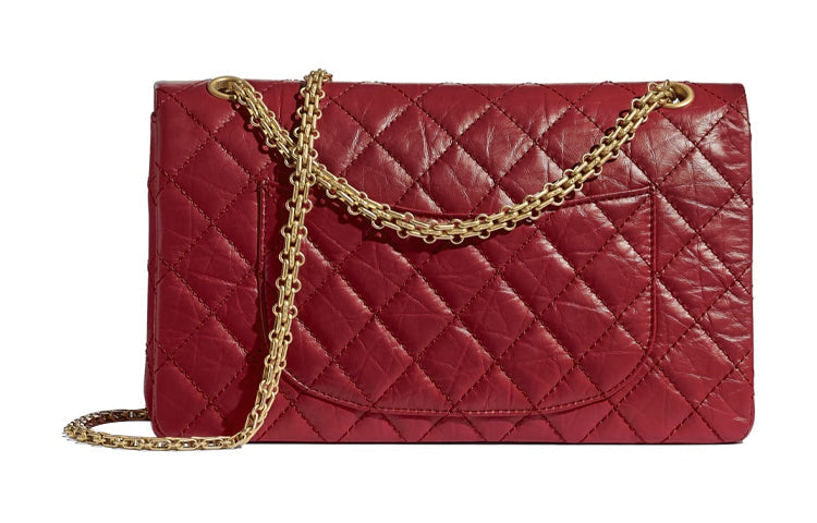 CHANEL 2.55 Calfskin And Metal Shoulder Bag Women's