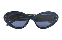 DIOR Cat Eye Sunglasses Women's Dark Blue