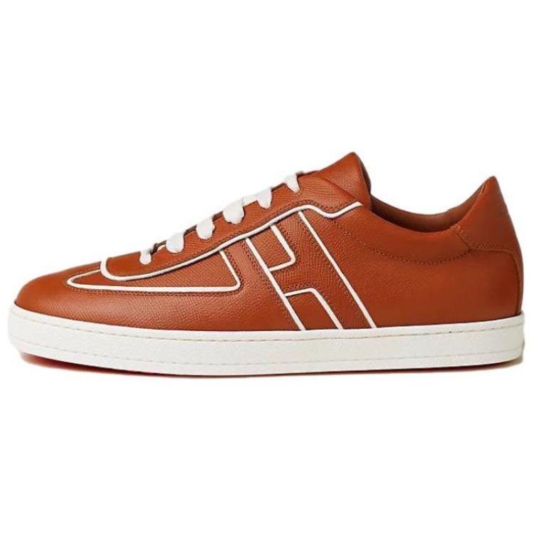 HERMES Boomerang Low Top Skateboard Shoes Men's Red