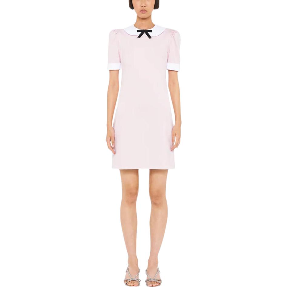 MIU MIU Short Sleeved Dress Women's Pink