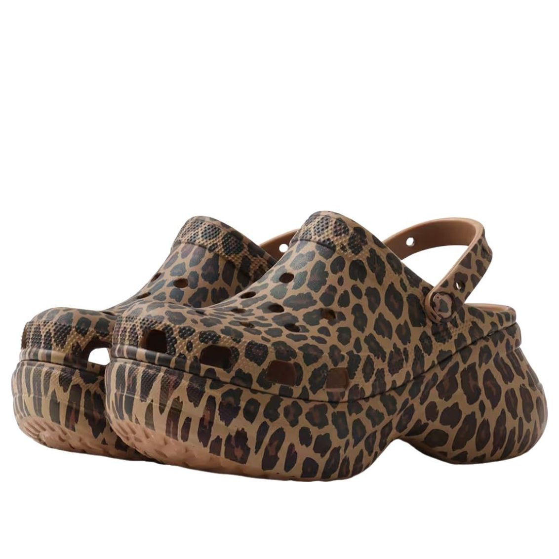 (WMNS) Crocs Bae Animal Clog 'Leopard' 211624-2LD